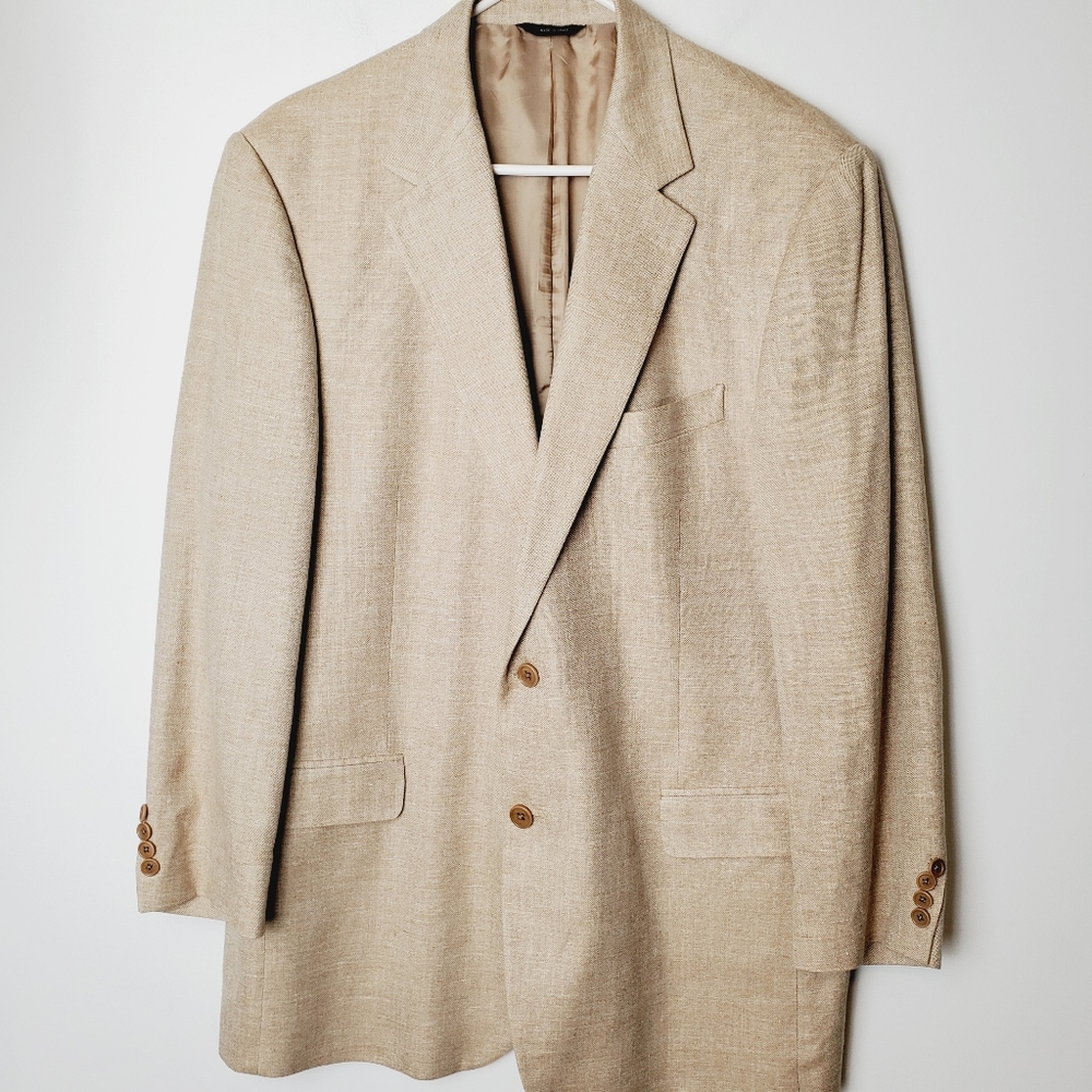 Brooks Brothers Silk Linen Blend Jacket